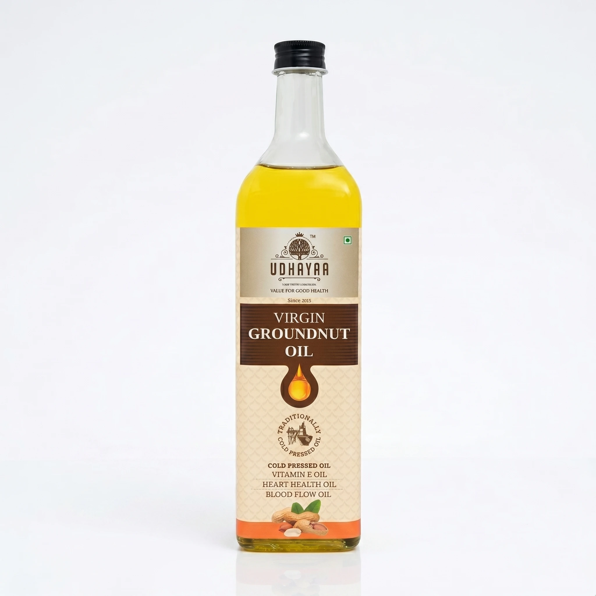 groundnut oil glass