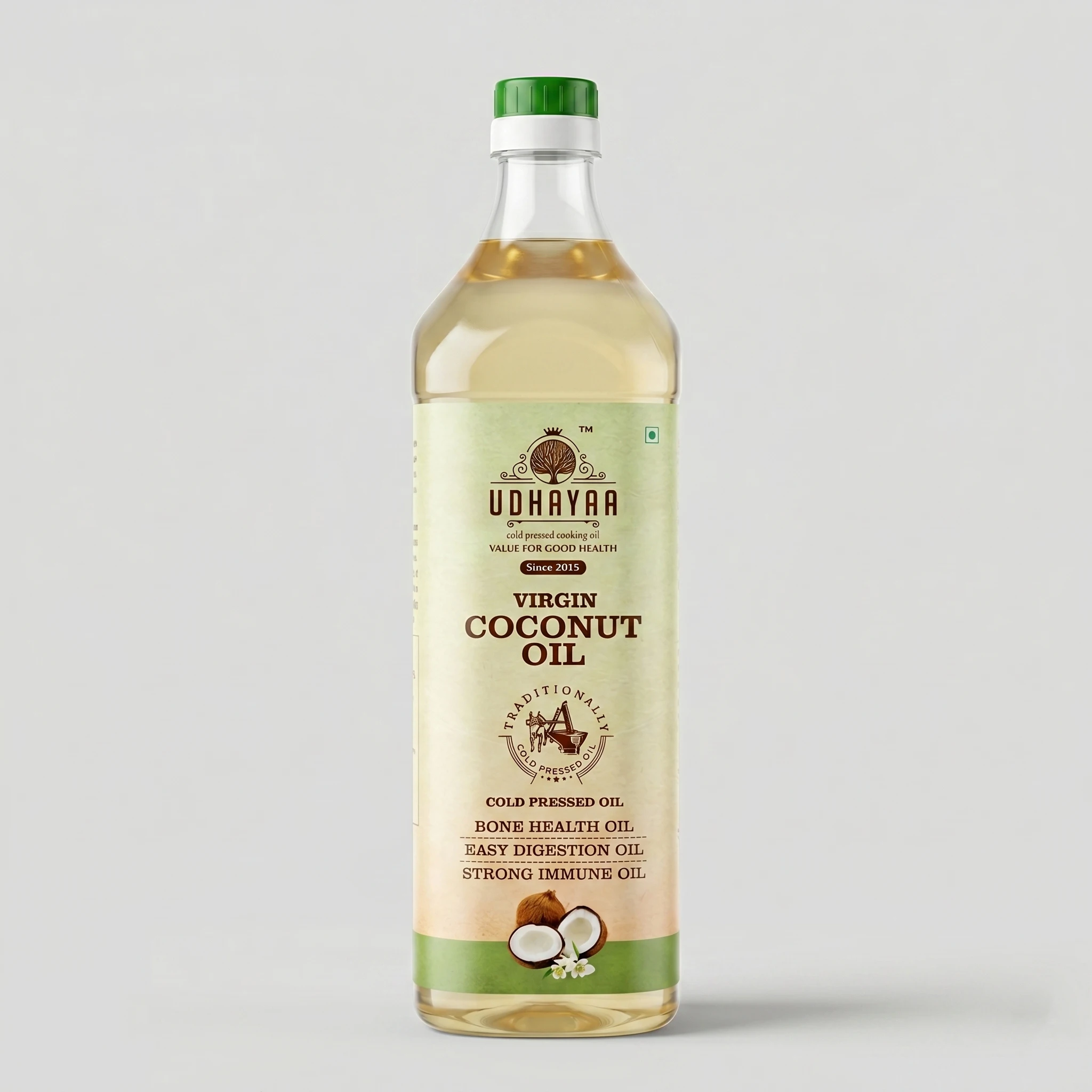 coconut oil pet bottle