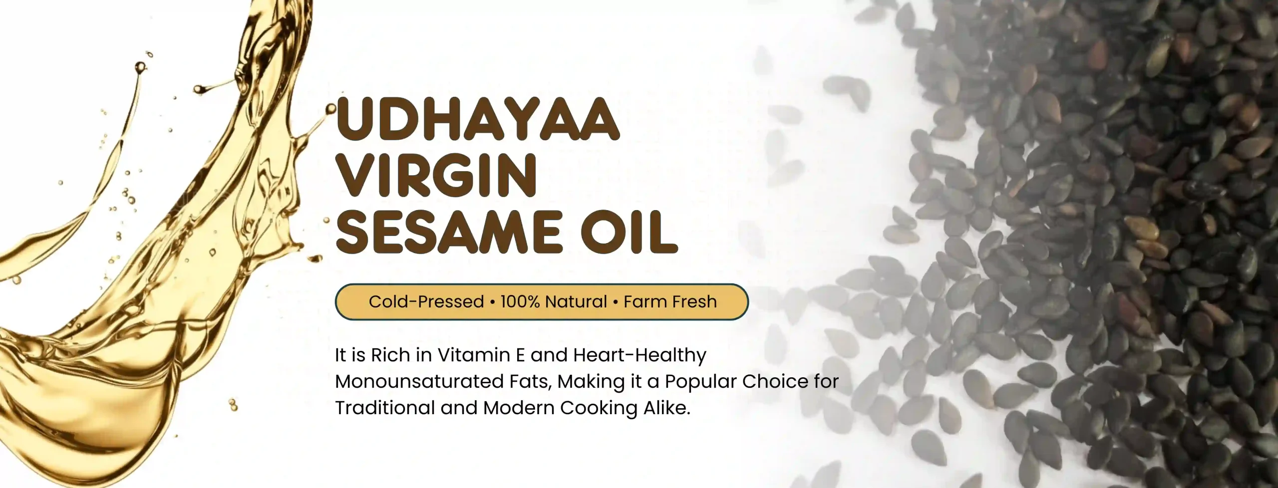 sesame oil shop banner